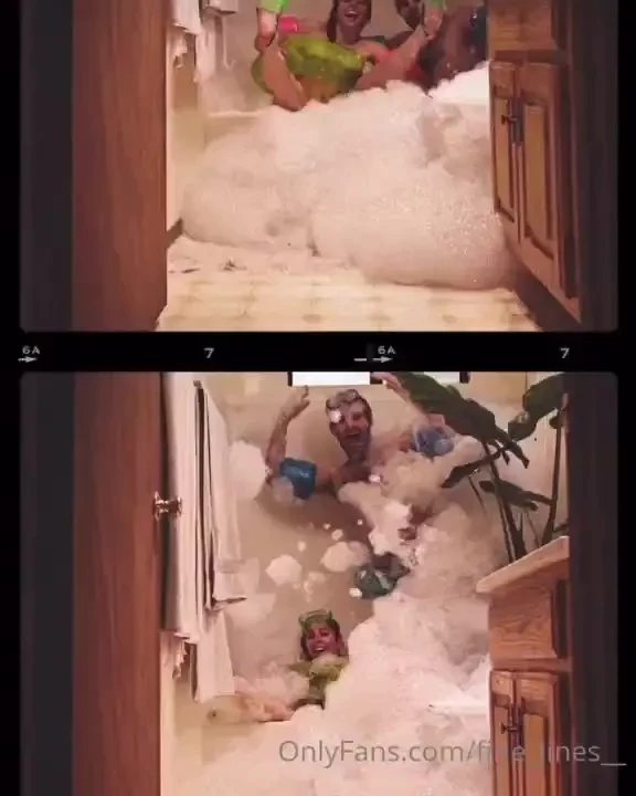 Finished foam bath set and bts i really liked the vintage film feel part 5 
