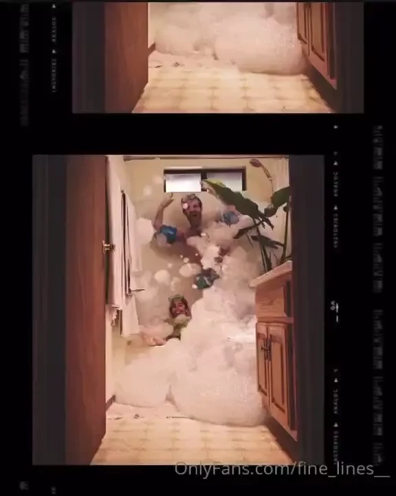 Finished foam bath set and bts i really liked the vintage film feel part 7 