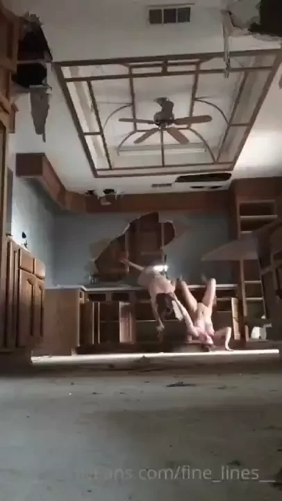 Finished set from the abandoned house kitchen area and bts from that part 1 
