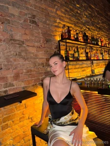 Dressed in elegance and evening glow