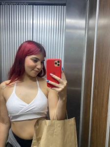 Coming home from the gym after a good cardio session and shopping for