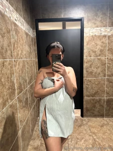 After my sweaty workout i needed a cold shower