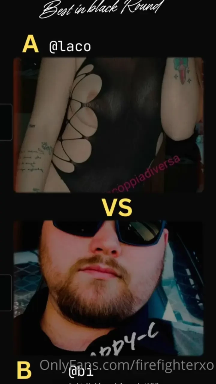 Best in black round 2 must have 20 votes to move to the next round a part 1 