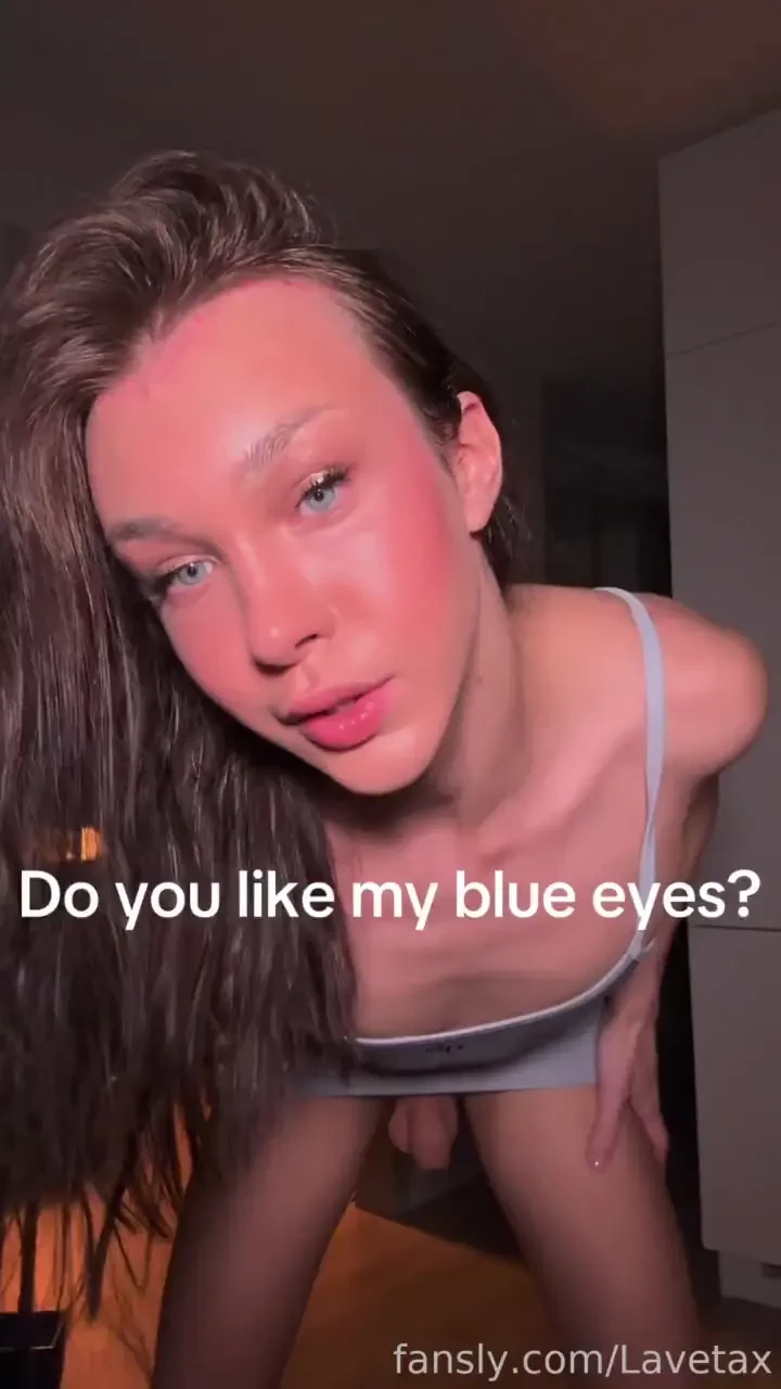 Do you like my blue eyes fyp trans tgirl transgender shemale egirl 