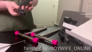 The lovense mini fuck machine was delivered napbitez helped me put it