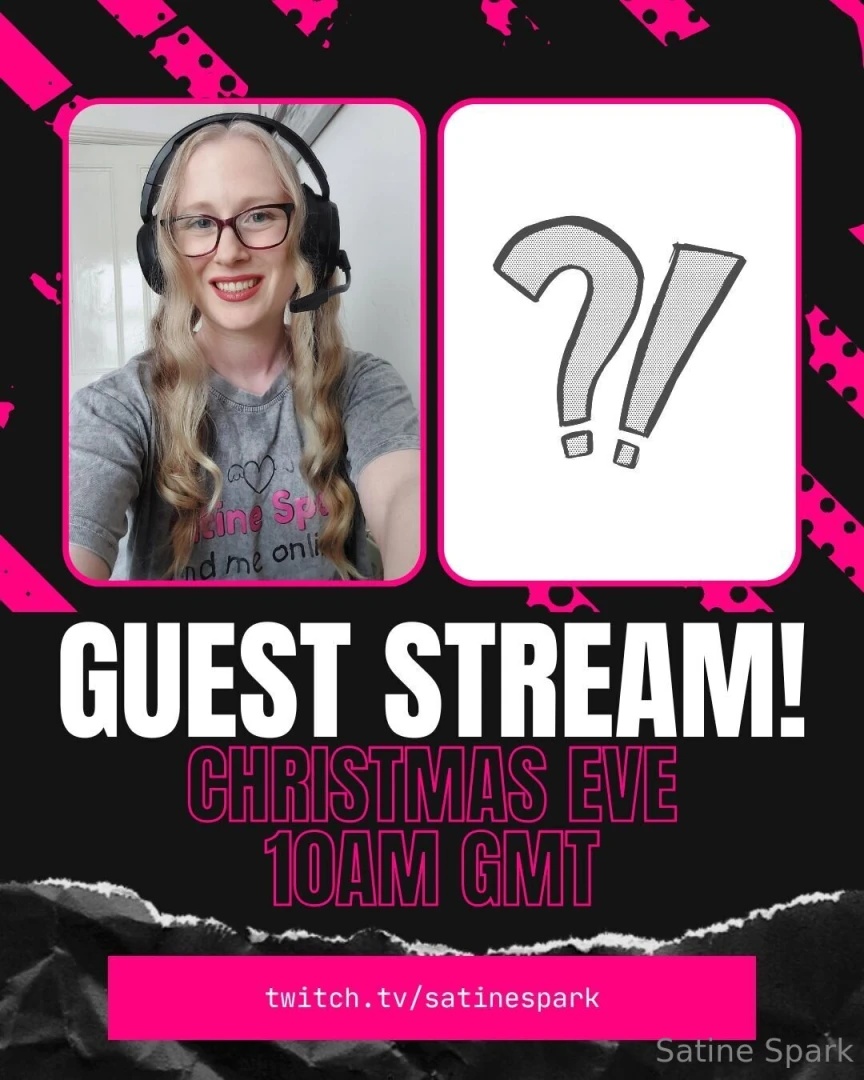 Christmas eve 10am come and join me for a chat rude games and say 