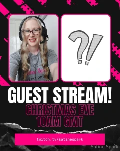Christmas eve 10am come and join me for a chat rude games and say