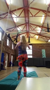 You asked so here s a peek of trapeze training from this afternoon