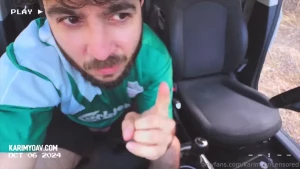 Wanking with my friend at the car and feeding him some milk dangamboab