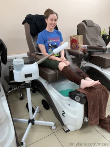 I just got treated to a relaxing pedicure by someone who bought a