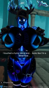 Looks like the slime dragon send you some messages how will you