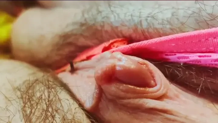 Taking calls on sextpanther and growing my clit at the same time - part 1 