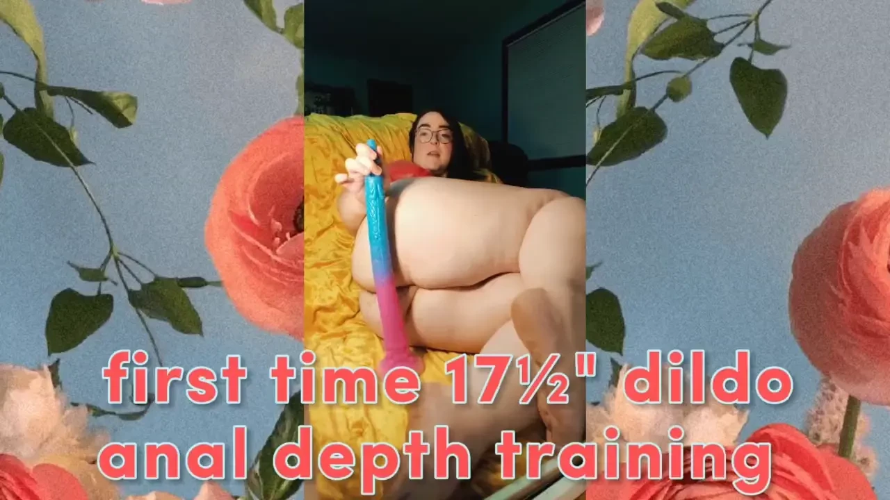 Using my new toy for the first time i smoke fill my ass completely 