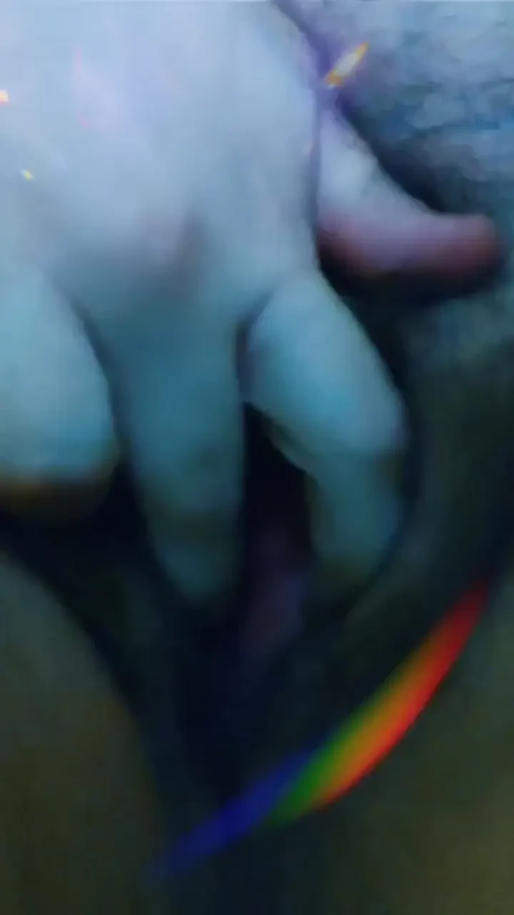 This hairy muff is freshly stuffed swollen and hungry for more 