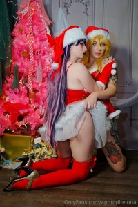 It s heeeeeereeee our panty and stocking holiday set usatame also will part 2