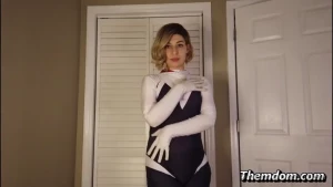 Spider gwen joi glove fetish video i know halloween already passed but