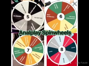 Spinwheels are fun i ll give you a task and by spinning the wheel you part 1