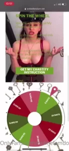 I am playing games with your clitc0ck mental chastity or real chastity