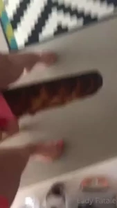 Who wants a big-black-baguette listen with sound on it was a day of