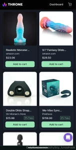 We ve added tons of items to our throne wishlist if your interested in