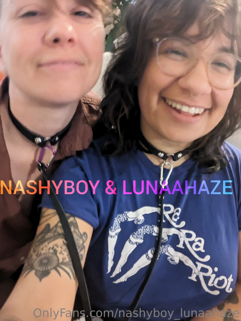 nashyboy-lunaahaze - We had a craft date over the weekend and made ourselves some collars part 1 