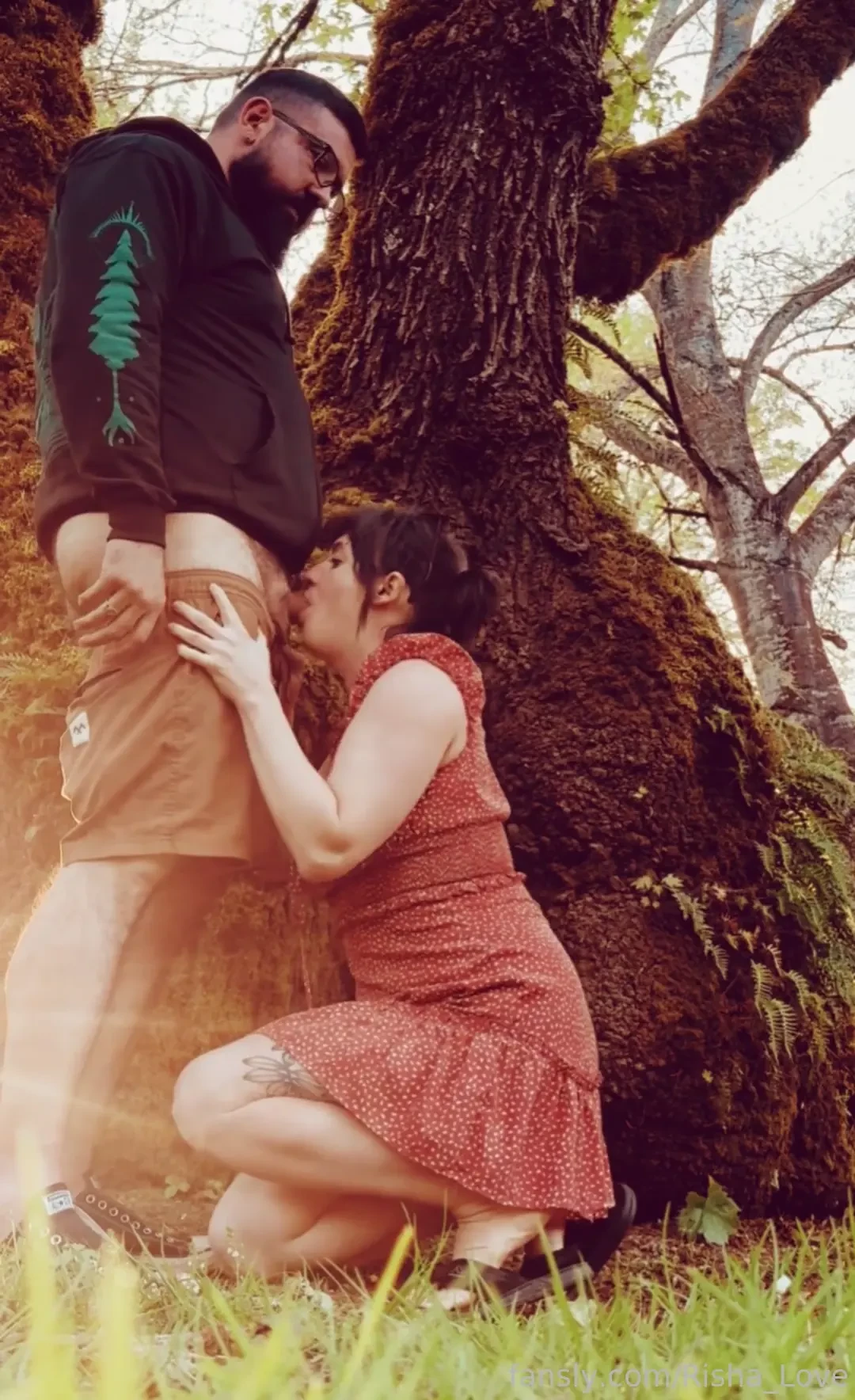 The first of many outdoor fuck sessions to come this spring and summer 