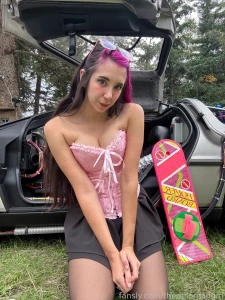 I d take a ride in the delorean just to steal a moment sipping all