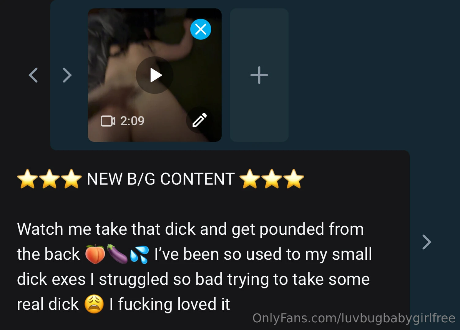 Subscribe to my vip of for b g content 