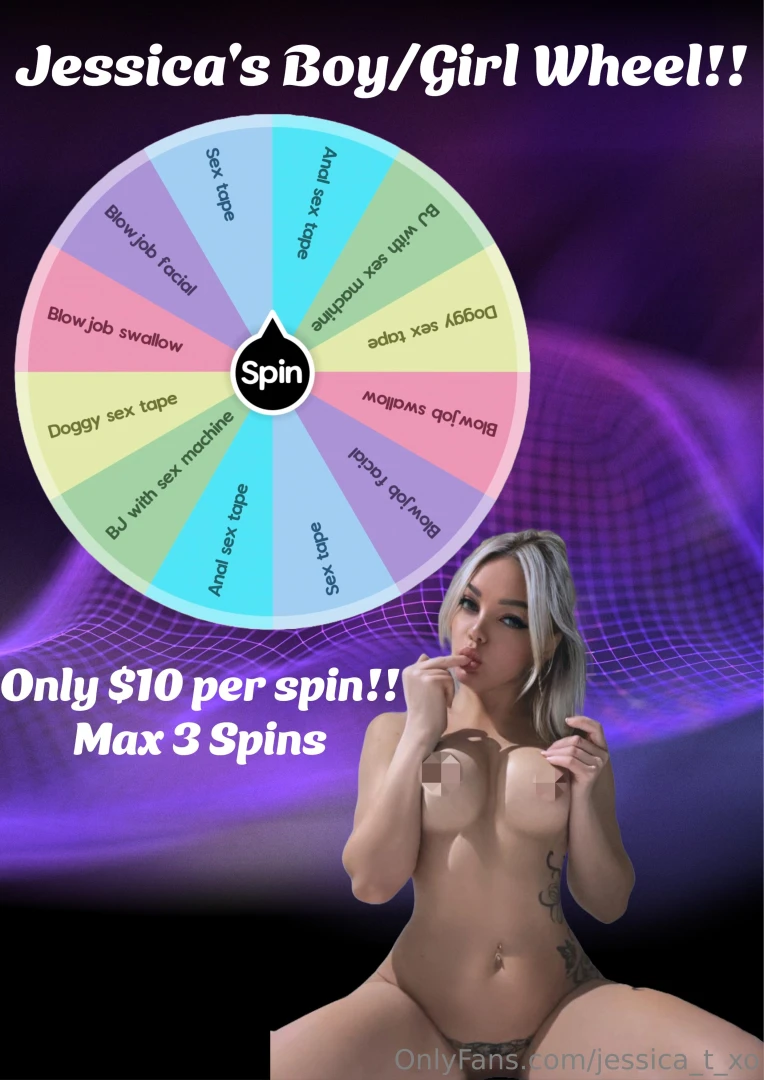 My bg wheel is here every spin is a win and guaranteed to get a boy 