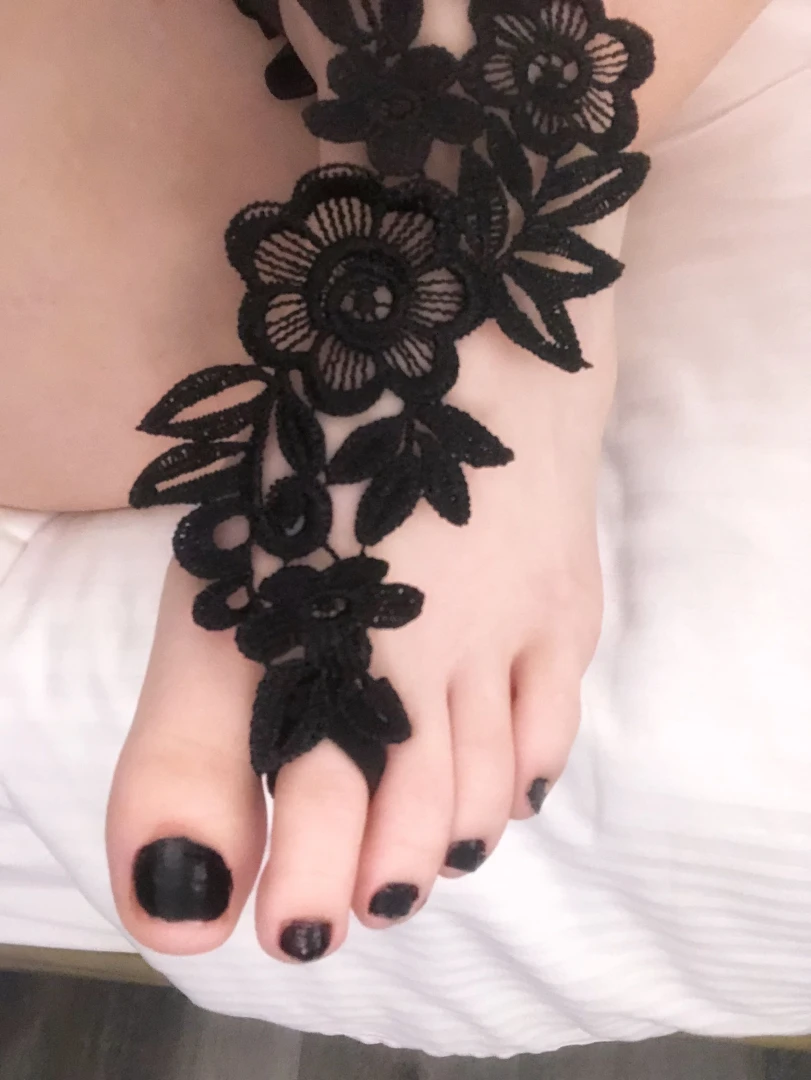 I like wearing lingerie on my feet too part 2 