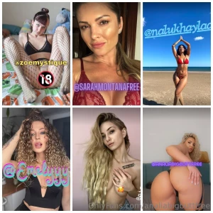 Pussy amp pretty tits zoemystique sarahmontanafree nalukhaylaa part 3