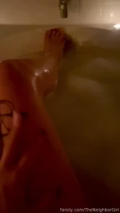 A much needed bubbly soak after the holidays bath bubbles hands thighs