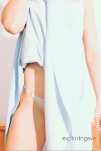 Hey you are you peeking up my dress well good thing it turns me on