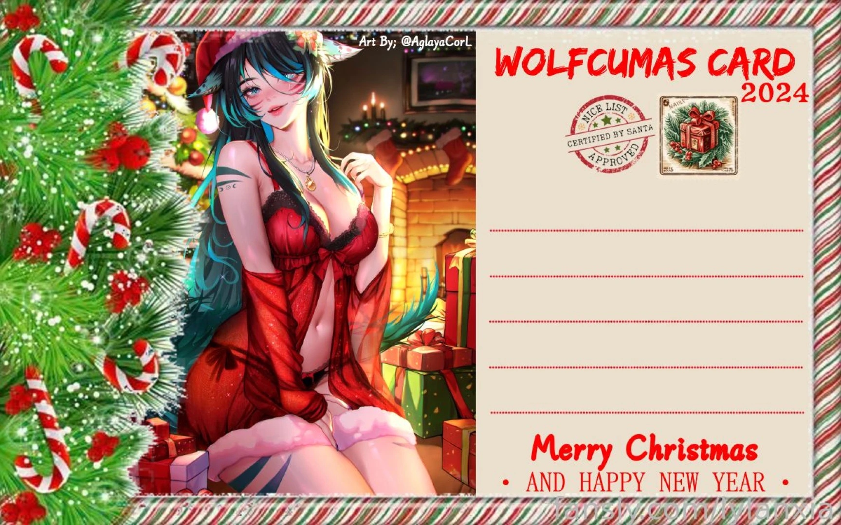 Merry wolfcumas hey there my lovely i am selling a christmas gift from 