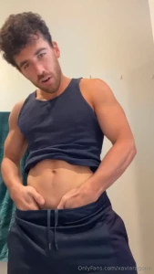 Getting myself horny before the gym