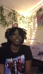 3 clips look how cute i am showing off for you fyp ebony fingering part 1