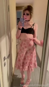 Hi check my sissy clit locked in chstity belt love this feeling tgirl
