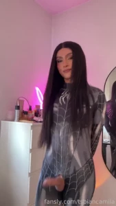 Spidergirl bundle getting naughty and touching myself on my tight part 5