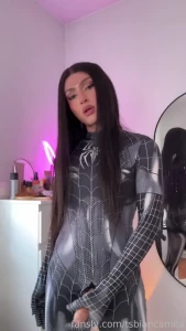 Spidergirl bundle getting naughty and touching myself on my tight part 4