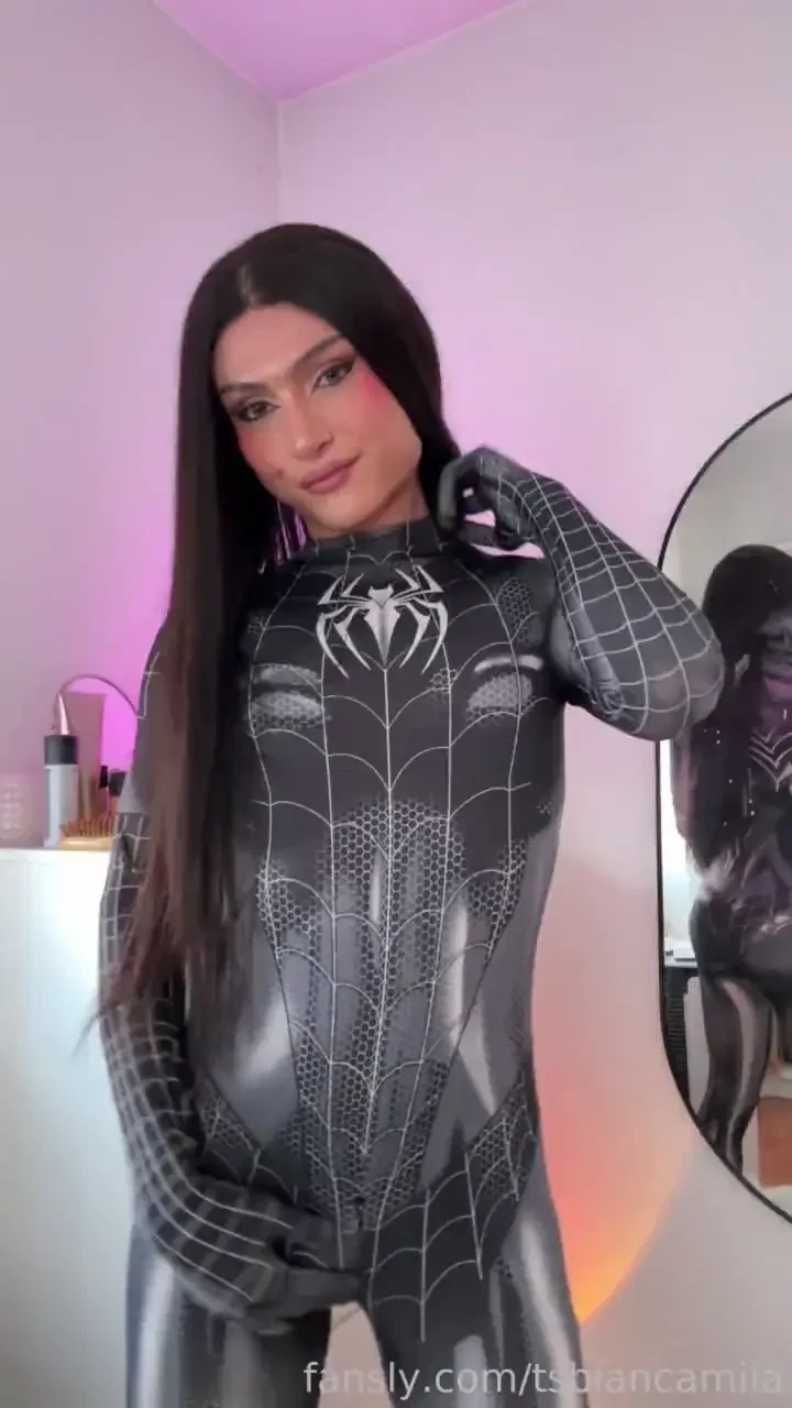 Spidergirl bundle getting naughty and touching myself on my tight part 3 