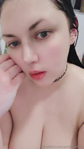 Just posted a full bath set on my vip page wet and naked pixiecakeface