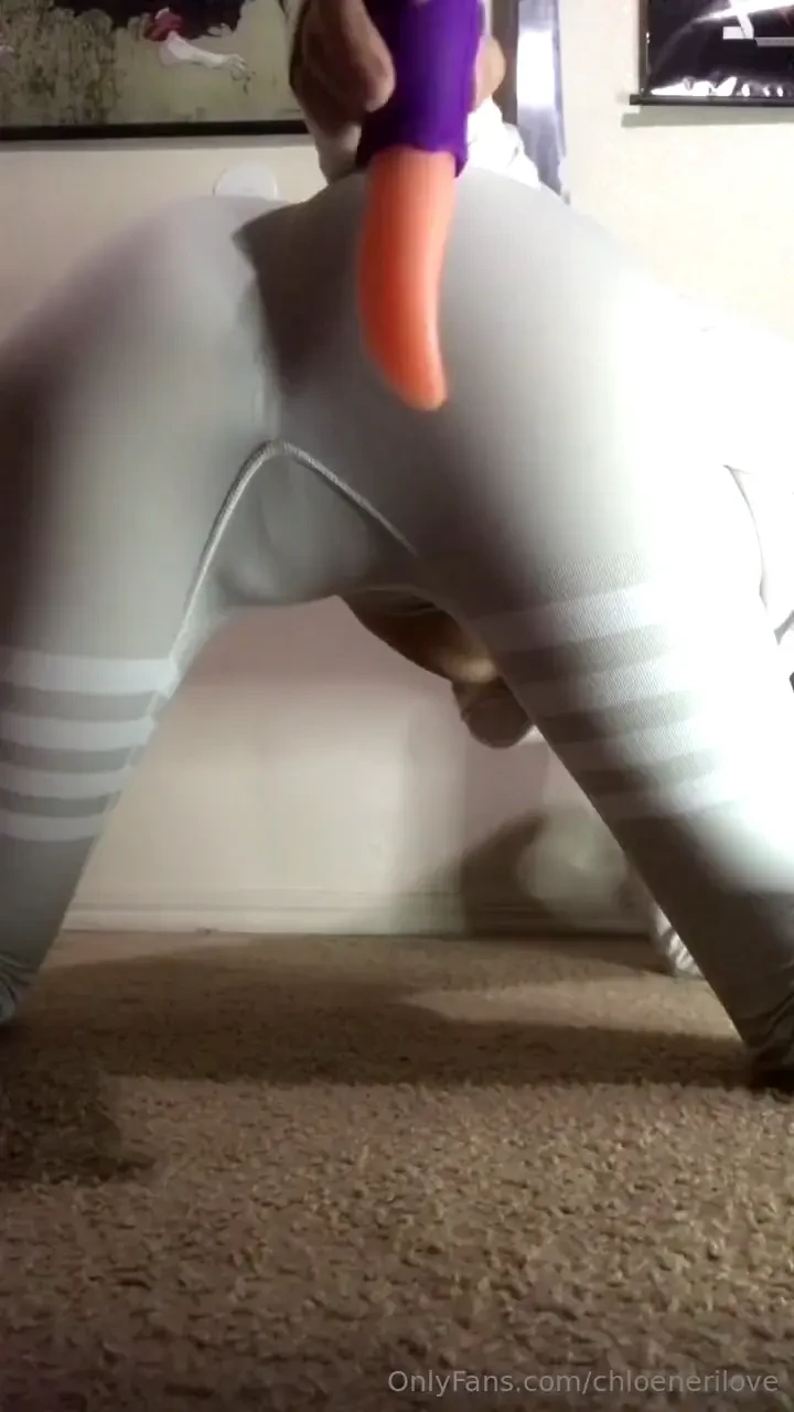 You pervy licking my bussy through my yoga pants first 