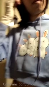 New bunny hoodie
