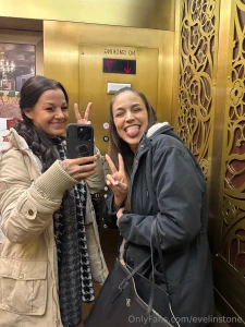 Hanging out with one of my favorite girls