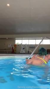 Shaking my naked ass in the pool why not