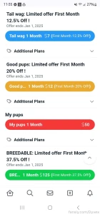 Running some specials for christmas