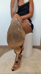 Heel worship stocking bare soles amp spit first you worship my heels