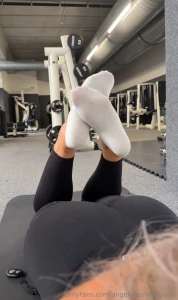 Just finished my workout now i m lying here in the pose slowly peeling