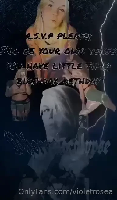 I only want the blackest of presents it s my birthday month the 26th 