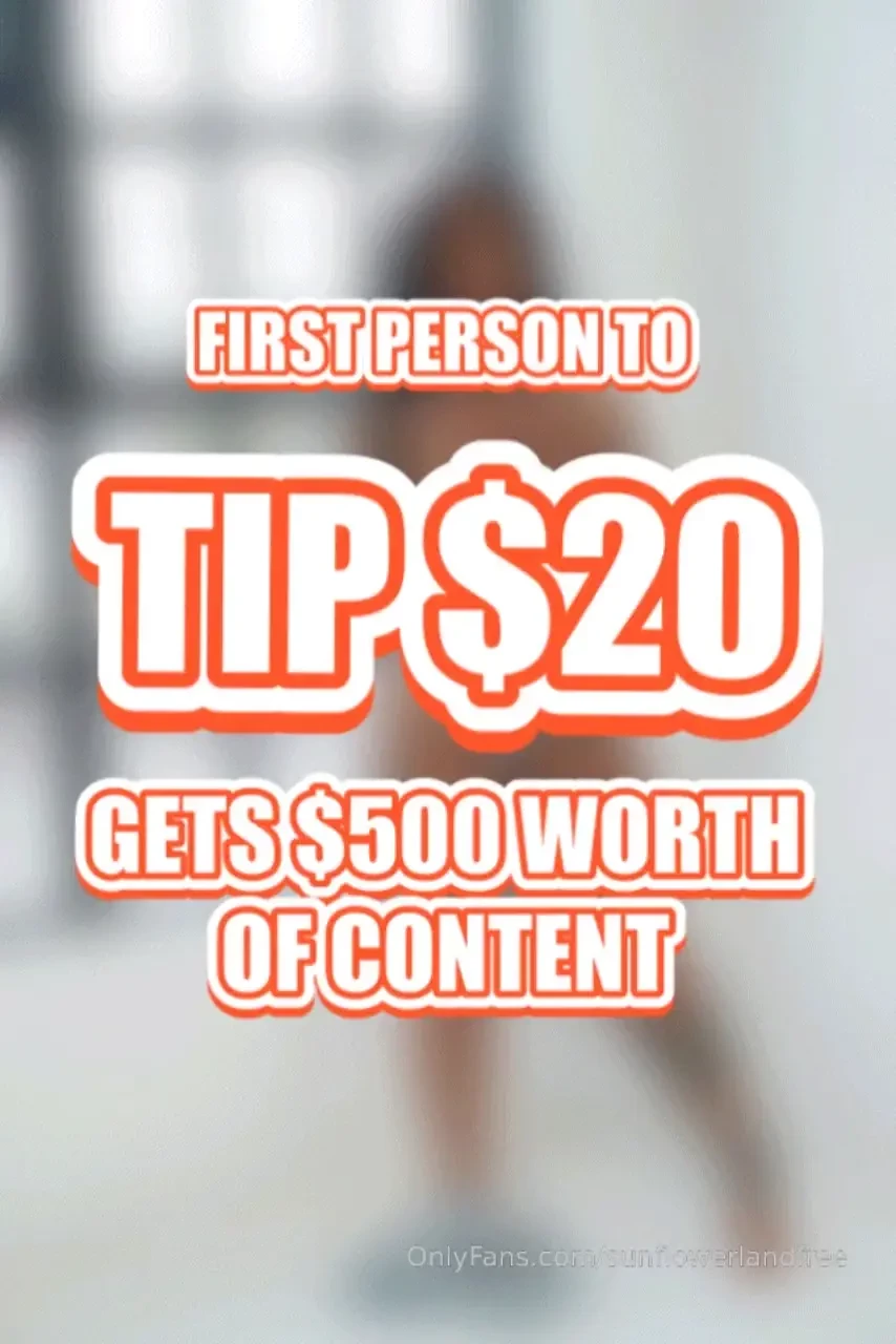 Tip me 20 for 500 worth of content right now baby part 2 